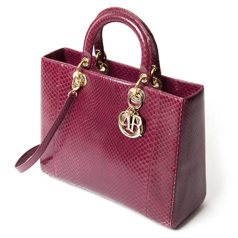 purple python lady dior|Lady Dior handbags.